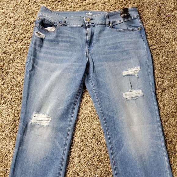 Jeans - Women - Soho New York & Co - Curvy Boyfriend - Size 14 - New - Picture 2 of 7